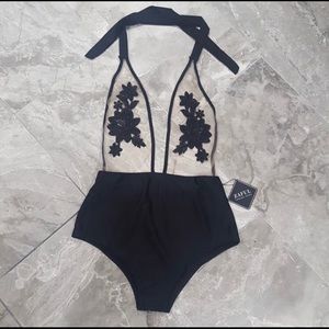 Zaful one piece bathing suit.